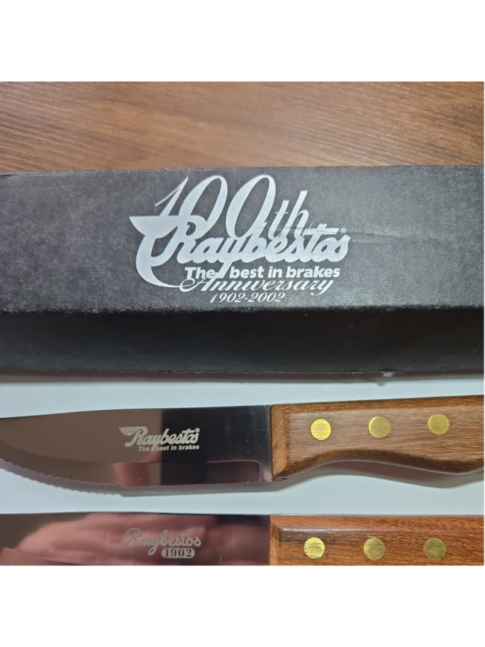 Raybestos 100th Anniversary 1902-2002 Stake Knife Set of Four New Old Stock - Picture 3 of 6